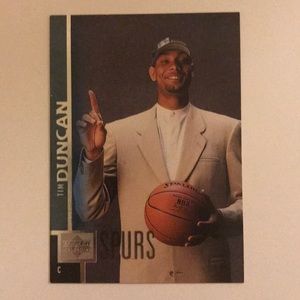 Tim Duncan 1997 Rookie Card Upper Deck